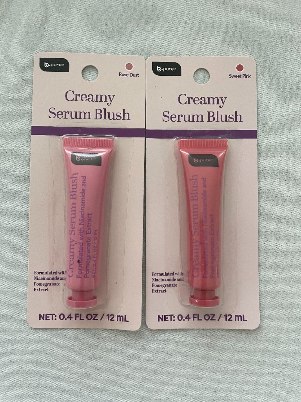 b pure creamy serum blush duo